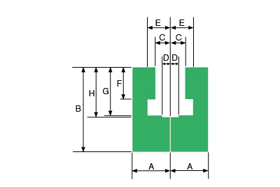 GL1B Dimensional Diagram (Dual Component)