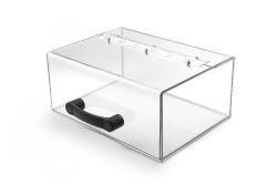 Acrylic Case With Handles & Hinges