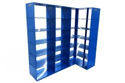 Blue HMWPE (PE500) Shelving Unit