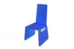 Blue Acrylic Chair