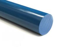 Nylon 6 Rod - Cast Blue
