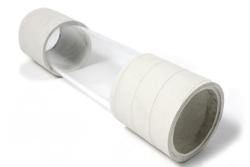 Polycarbonate Tube (Rubber Ends)