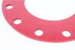 Abrasion Resistant Rubber Gaskets - Red