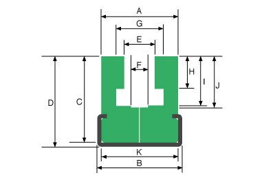 GL1BCM Dimensional Drawing