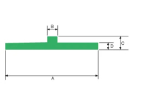 T-Profile Machined Wear Strip