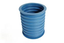 Blue Metal Detectable Rubber Bellows