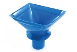 Square to Round Polyurethane Chute